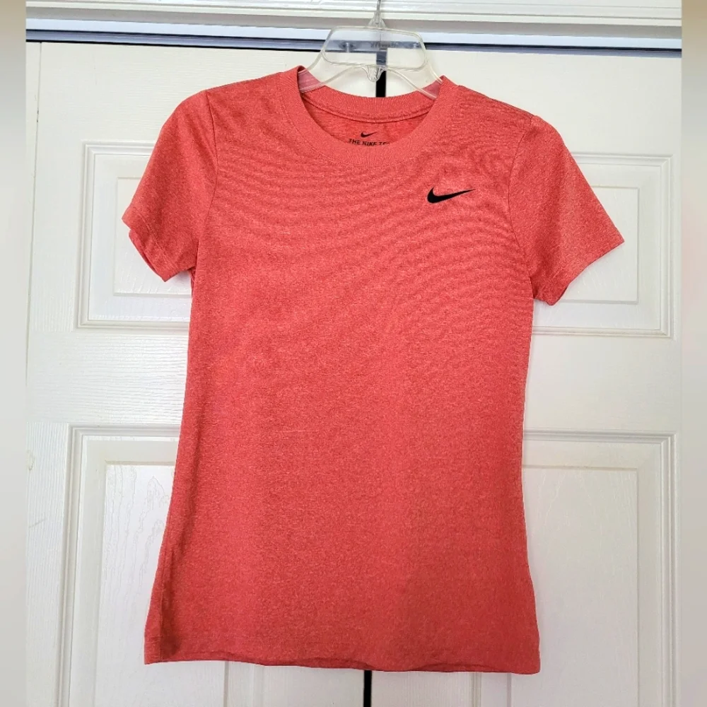 Nike Dri-Fit Polyester Set of 2 Shirts Short Sleeve Ladies XS Blue Peach
